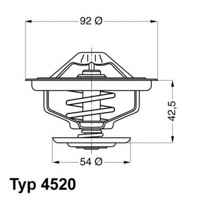 Термостат HCV - Wahler 4520.80D