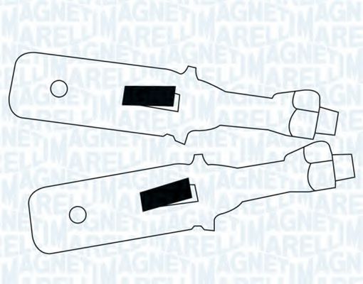 Комплект механизма стеклоподъемника | прав | - Magneti Marelli 350103081000