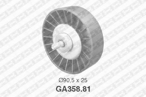 Промежуточный ролик поликлинового ремня - SNR GA358.81