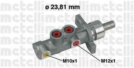 Главный тормозной цилиндр - Metelli 05-0409