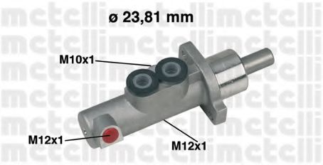 Главный тормозной цилиндр - Metelli 05-0441