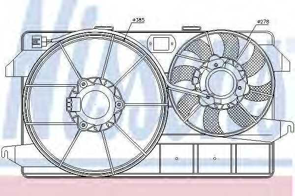 Вентилятор радиатора - Nissens 85264
