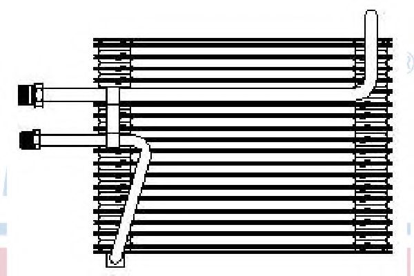 Испаритель кондиционера - Nissens 92155
