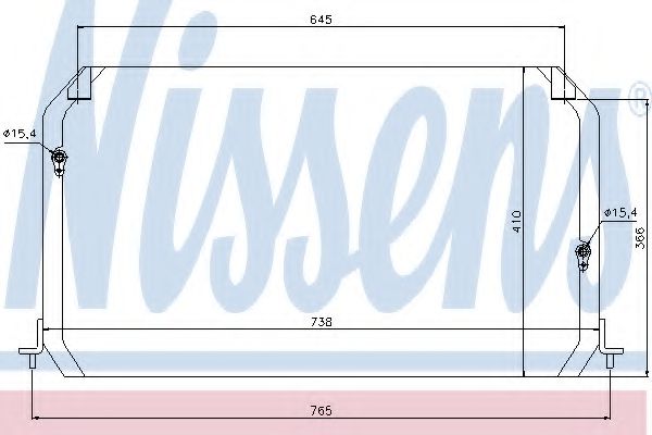 Конденсатор кондиционера - Nissens 94056