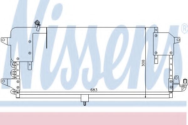 Конденсатор кондиционера - Nissens 94174