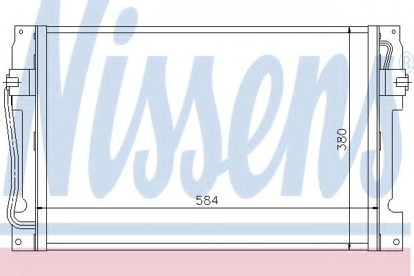 Конденсатор кондиционера - Nissens 94182