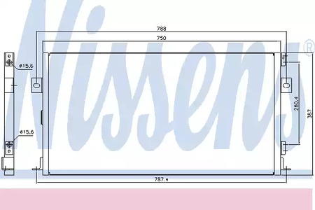 Конденсатор кондиционера - Nissens 94267