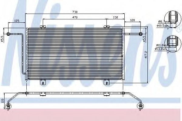 Конденсатор кондиционера - Nissens 94326