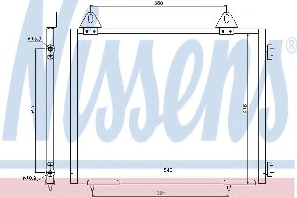 Конденсатор кондиционера - Nissens 94327