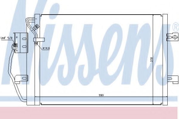 Конденсатор кондиционера  - Nissens 94373