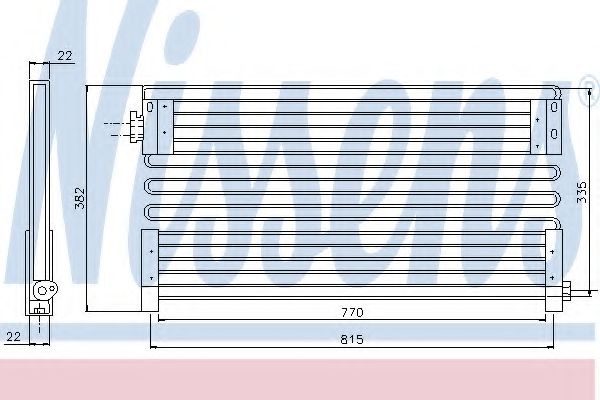 Конденсатор кондиционера - Nissens 94403