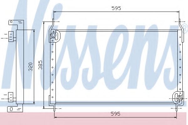 Конденсатор кондиционера - Nissens 94530