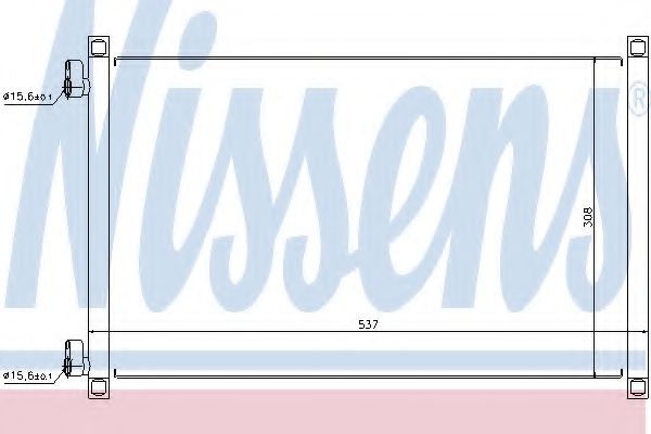Конденсатор кондиционера - Nissens 94533
