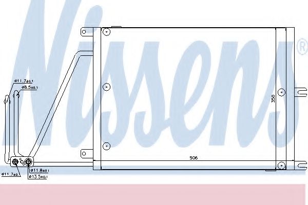 Конденсатор кондиционера - Nissens 94623