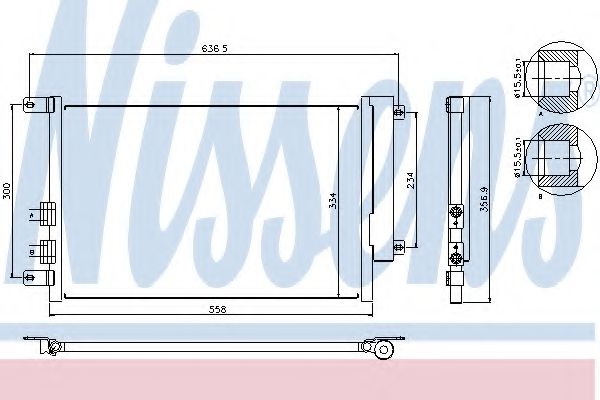 Конденсатор кондиционера - Nissens 94746