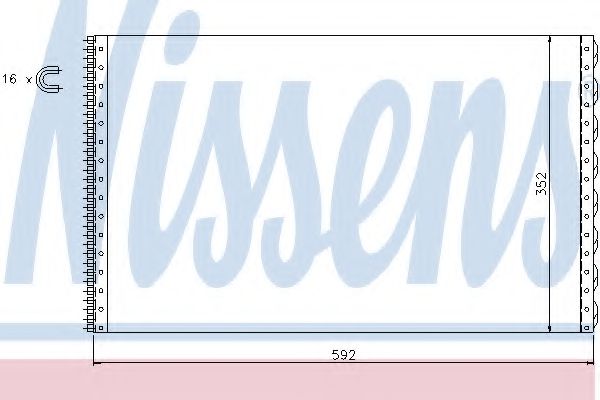 Конденсатор кондиционера - Nissens 94943