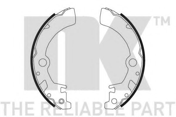 Колодки тормозные дисковые - NK 2752600