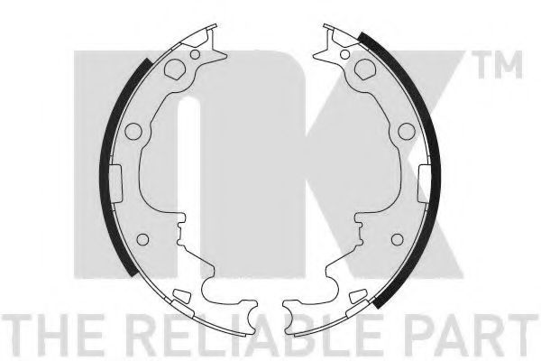 Колодки тормозные дисковые | зад | - NK 2793630