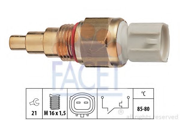 Термовыключатель вентилятора радиатора - Facet 7.5109