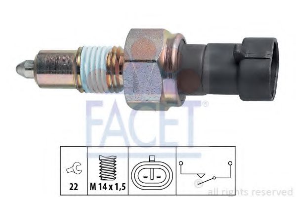 Датчик включения заднего хода - Facet 7.6067