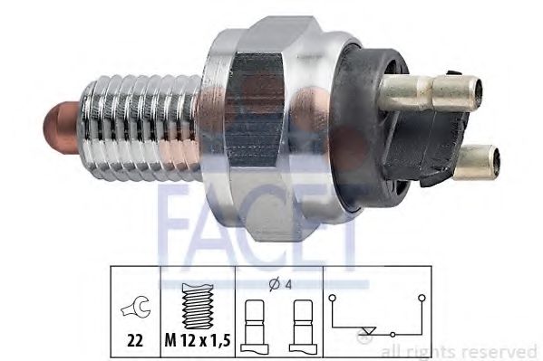 Датчик включения заднего хода - Facet 7.6071