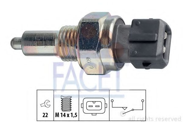 Датчик включения заднего хода - Facet 7.6099