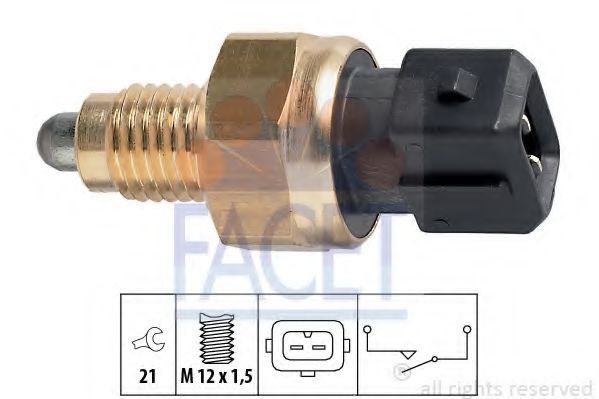 Датчик включения заднего хода - Facet 7.6131