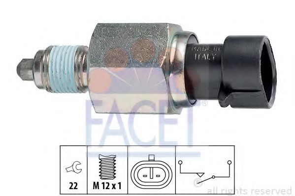 Датчик включения заднего хода - Facet 7.6196