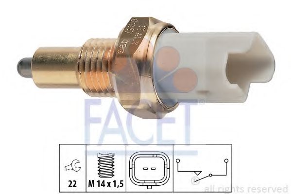 Датчик включения заднего хода - Facet 7.6217