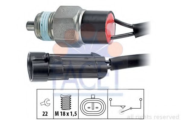 Датчик включения заднего хода - Facet 7.6239