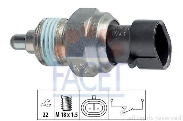 Датчик включения заднего хода - Facet 7.6254