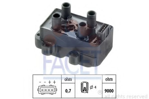 Катушка зажигания - Facet 9.6265
