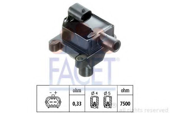 Катушка зажигания - Facet 9.6287