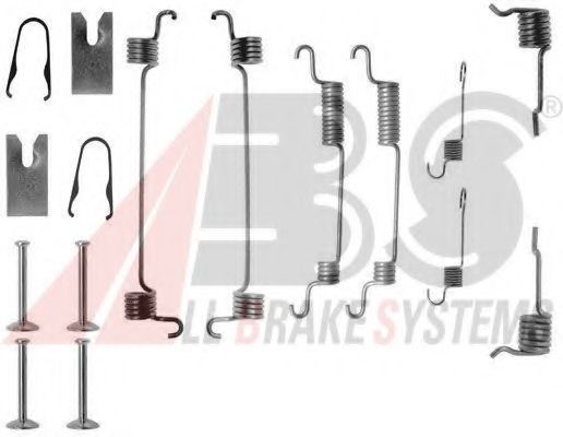 Комплектующие, тормозная колодка - ABS 0764Q