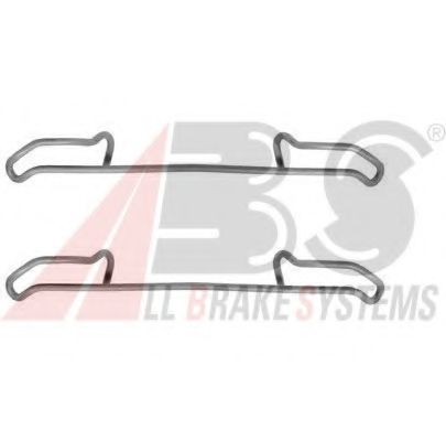 Комплектующие, колодки дискового тормоза - ABS 1085Q
