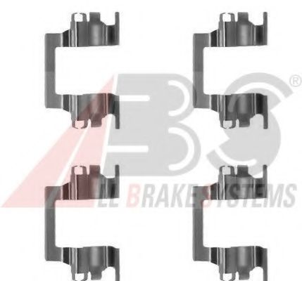 Комплектующие, колодки дискового тормоза - ABS 1117Q