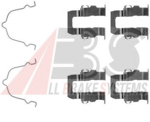 Комплектующие, колодки дискового тормоза - ABS 1119Q