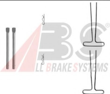 Комплектующие, колодки дискового тормоза - ABS 1120Q