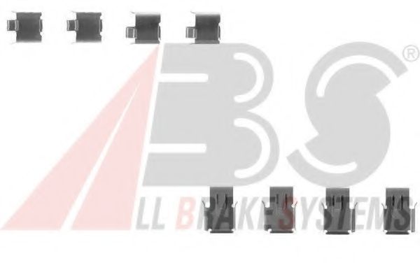 Комплектующие, колодки дискового тормоза - ABS 1171Q