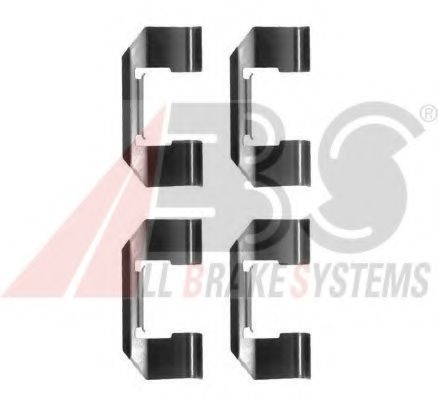 Комплектующие, колодки дискового тормоза - ABS 1174Q
