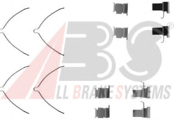 Комплектующие, колодки дискового тормоза - ABS 1261Q