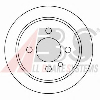 Тормозной диск - ABS 15726