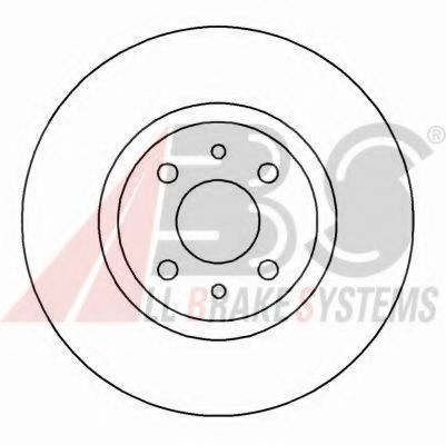 Тормозной диск | перед | - ABS 16061
