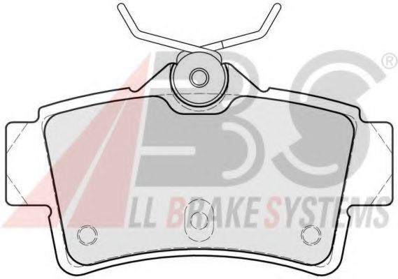 Колодки тормозные дисковые - ABS 38627