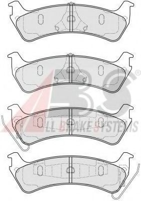 Колодки тормозные дисковые - ABS 38664