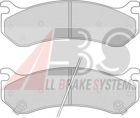 Колодки тормозные дисковые - ABS 38785
