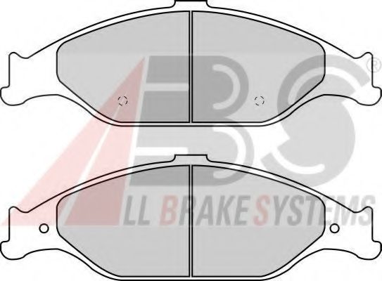 Колодки тормозные дисковые - ABS 38804