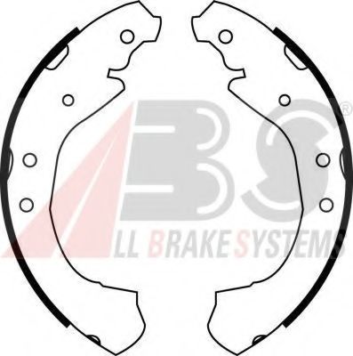 Колодки тормозные дисковые - ABS 40675