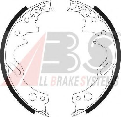 Колодки тормозные барабанные - ABS 9044