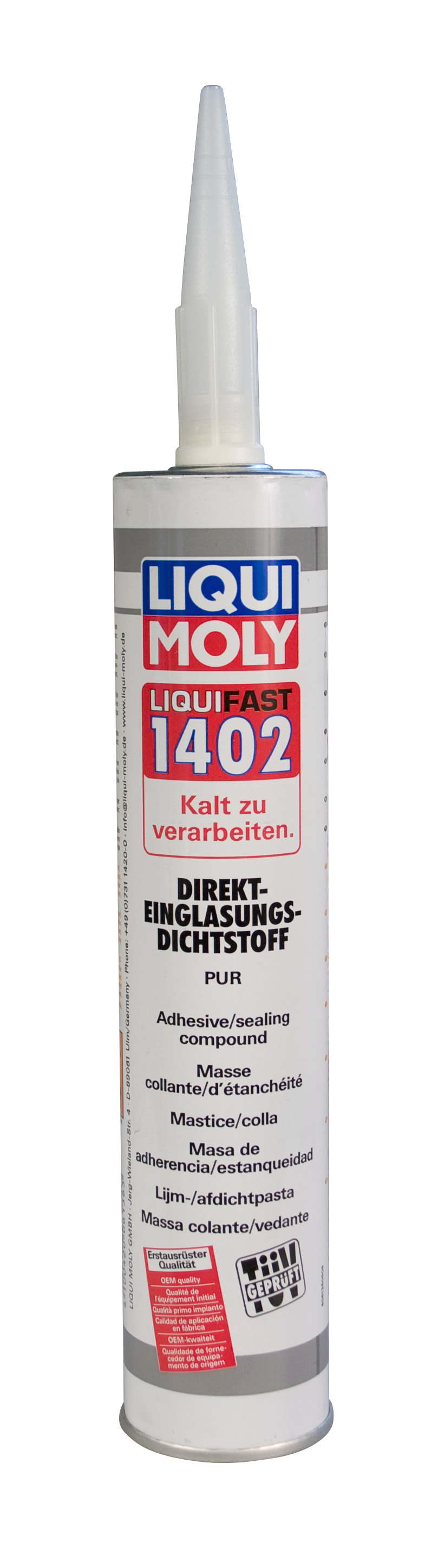 Клей среднемодульный для стекла Liquifast 1402, 310мл - Liqui Moly 6136